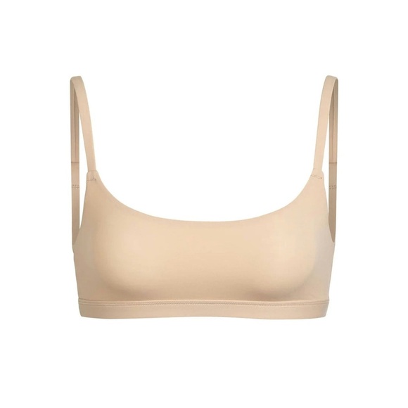 SKIMS Fits Everybody Scoop Bralette | S | Clay - Picture 1 of 9